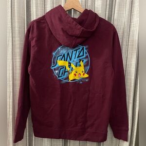 Santa Cruz x Pikachu Pokemon Hoodie